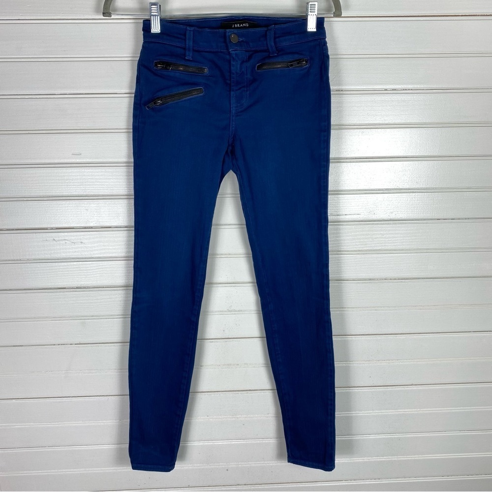 J Brand Zoey Skinny Leg NightFall Blue Pants Women's Size 25